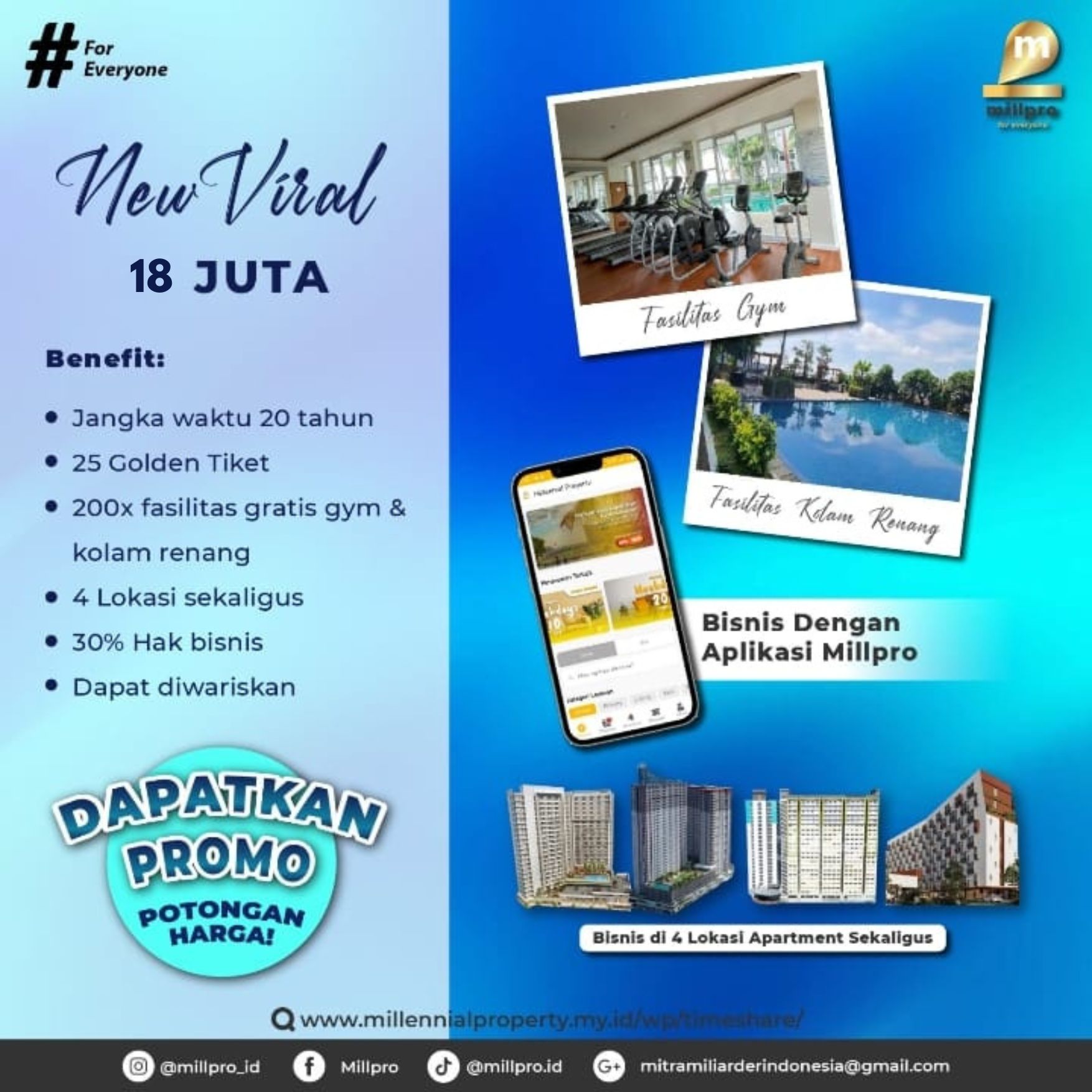 Millennial Property - Bisnis Apartemen Mewah Pertama di Indonesia Timur